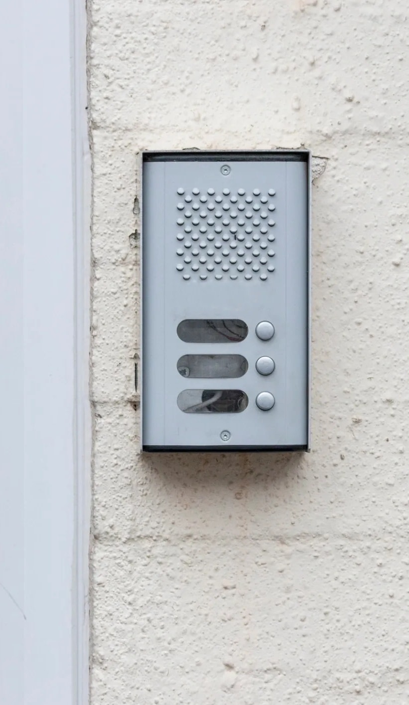 Residential door intercom panel